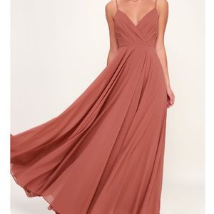 All About Love-Dusty Rose Bridesmaids Dress
